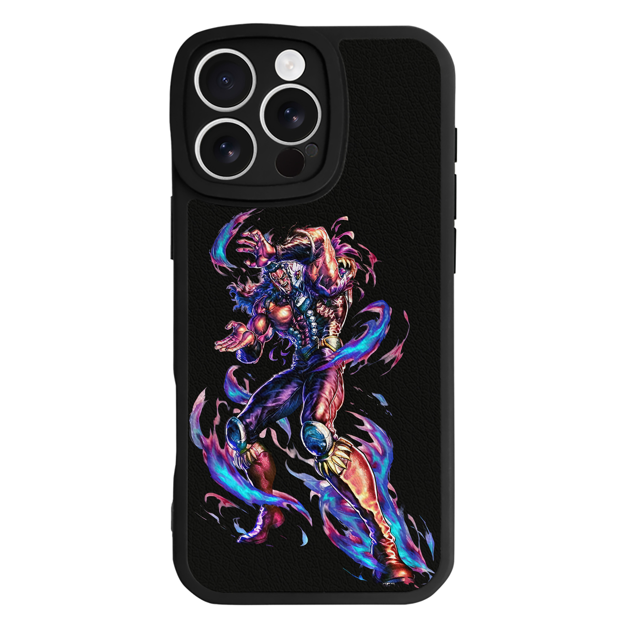 （画像用） 北斗の拳 Fist of the North Star 【iPhone 16シリーズ対応】シリコンスマホケース（レザー調） 材質：シリコン
